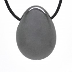 Pendentif Pierre roulée, hématite